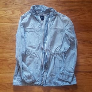 GAP zip up jean jacket